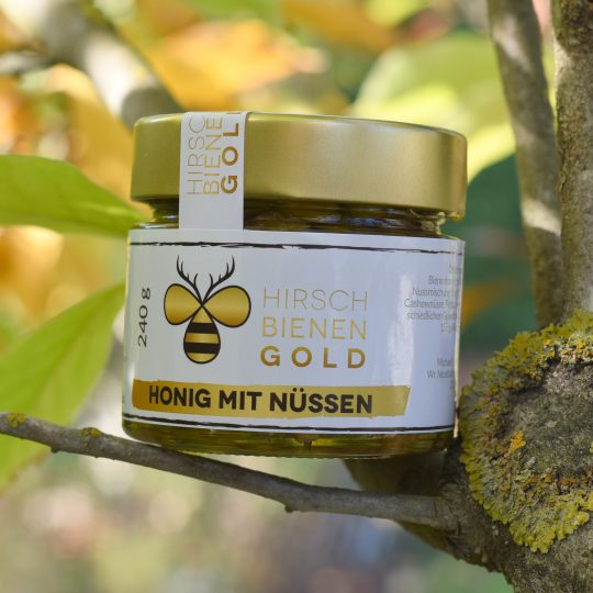 Eine saisonale Honigspezialität von Hirschbienengold.